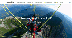 Desktop Screenshot of paragliding-switzerland.ch